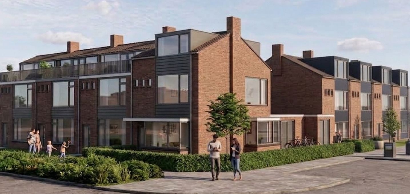 Dakopbouw in de rij, Amstelveen